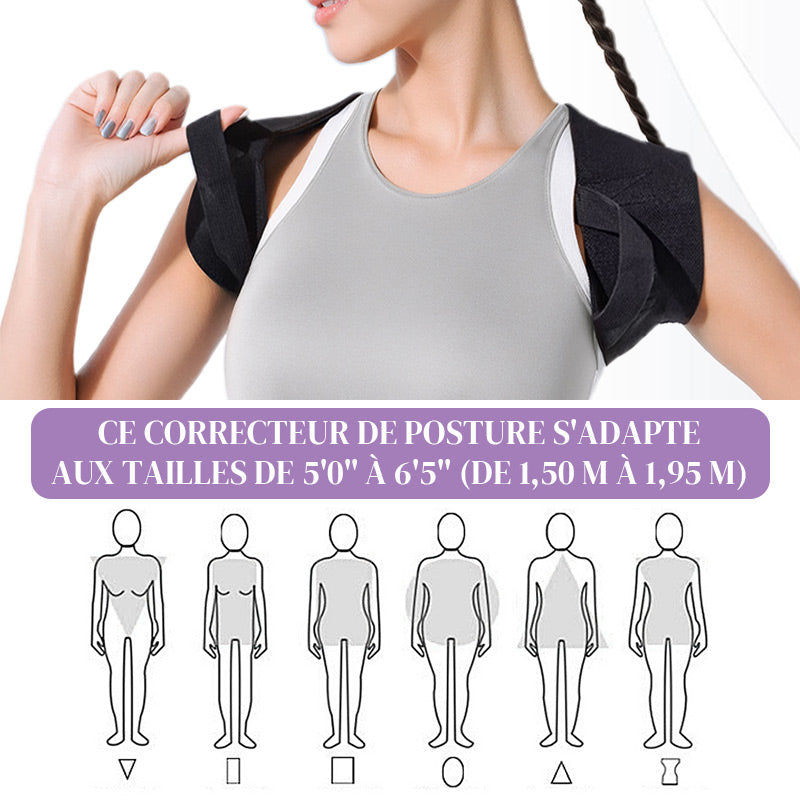 👑 Achetez 1, obtenez 1 gratuit ! 🏆 Correcteur de Posture MagTech – Soulagement Instantané & Design Discret – Confort Total au Quotidien 🌿