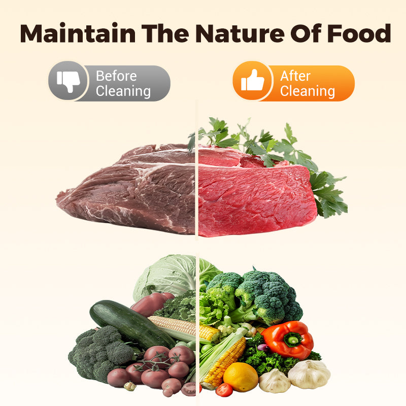 ⏳Spécial à durée limitée⏰Nettoyeur et purificateur d'aliments portable et étanche🍎🥬