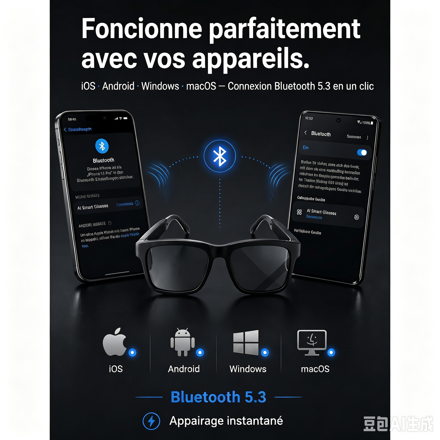 🥳 2026 : Disponible dès maintenant ! 🥳💞 Plus de 50 000 unités vendues ! 👓✨ 50 % de réduction ! Lunettes intelligentes IA : votre assistant personnel IA pour vos voyages et votre quotidien ! 🗣️🌍