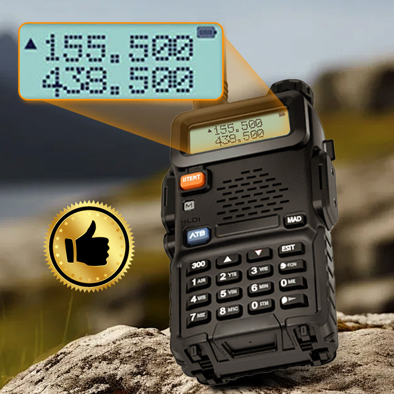 📢📢50% de réduction !!!🔥Radio amateur UV-5R longue portée UV5R Radio bidirectionnelle double bande Walkie