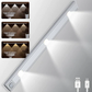 📢📢50 % de réduction !! ⏰Lampe LED d'Armoire à Détecteur de Mouvement – Rechargeable USB, 3 Tons de Lumière & Installation Magnétique