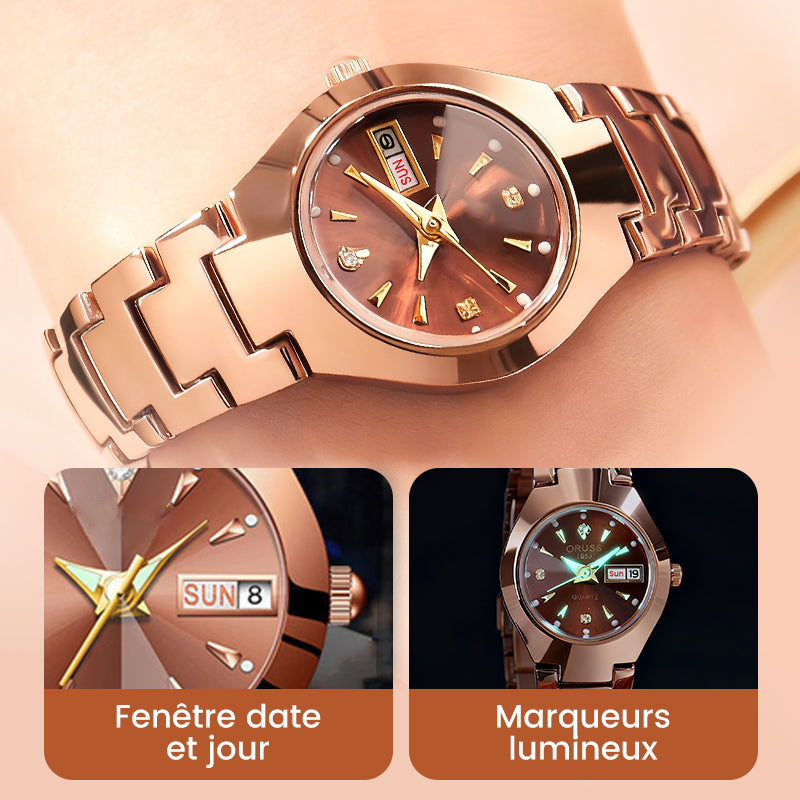 Montre élégante et étanche pour femme