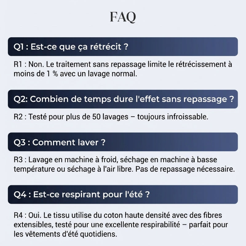 👔 50% DE RÉDUCTION ✨ Chemise homme infroissable & sans repassage – Tissu technique respirant, confort optimal – Style polyvalent pour le bureau & le quotidien – toujours impeccable sans effort ⚡