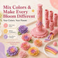 🔥‑50% Réduction ! Kit création fleurs pâte à modeler 🌸 Pour débutants, outil 3D réutilisable, 24 couleurs incluses ✨