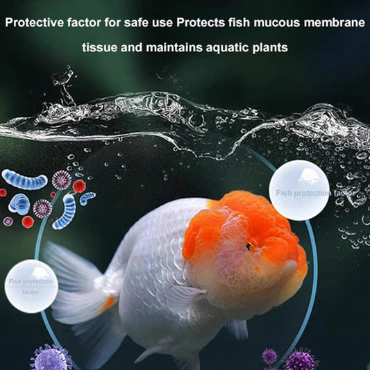 Stabilisateur d'Eau Complet pour Aquarium – Propre, sûr, instantané !