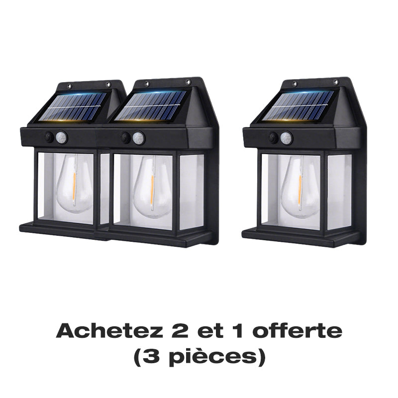 Offre spéciale Nouvel An : 50 % de réduction sur tout ! 🔥Applique murale solaire à détecteur de mouvement en tungstène