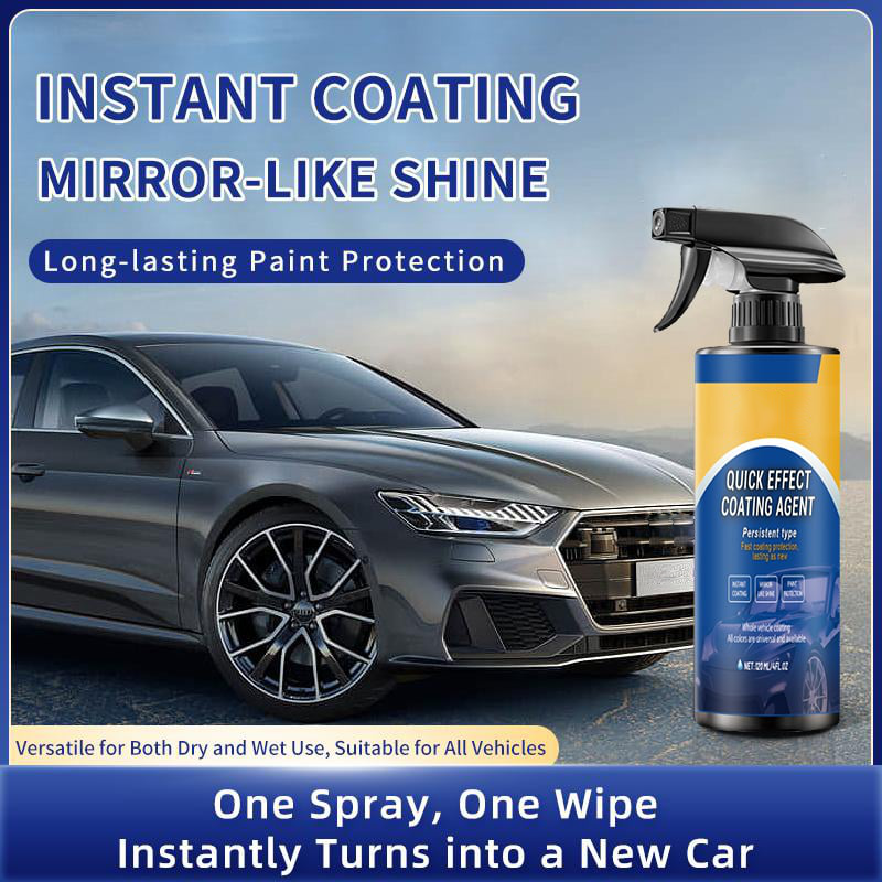 🏆🏆Industrie cheval noir&Achetez 3 obtenez 2 gratuitement🚗Spray de revêtement rapide pour voiture avancé