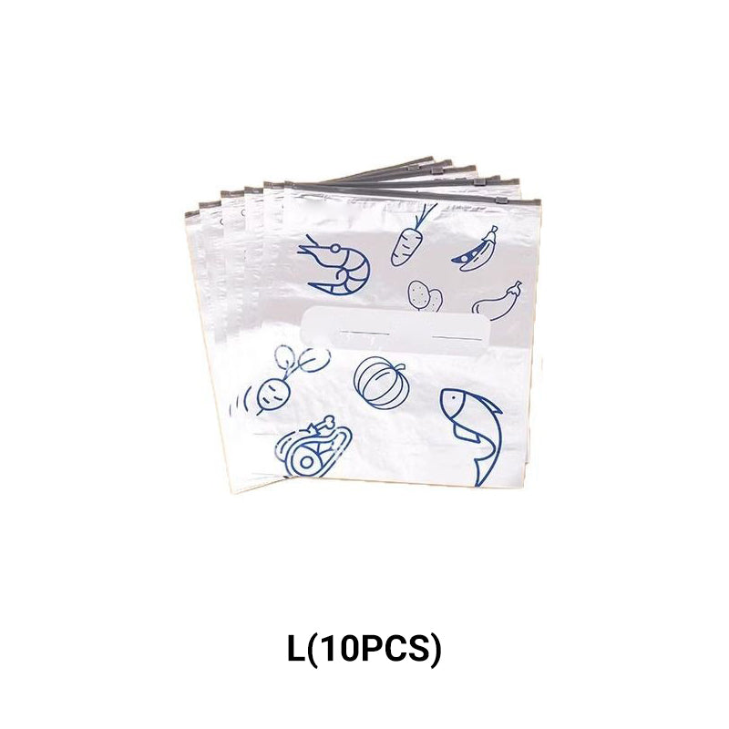🔥Bestseller Mondial🍗 Offre limitée ! Achetez 1 obtenez 1 gratuits🥦Sacs de Rangement Réutilisables en Aluminium avec Fermeture Hermétique