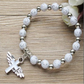 👼Bracelet Croix-Ailes d'Ange