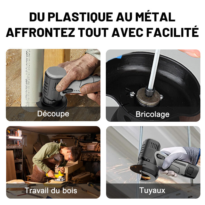 ⏳Spécial à durée limitée⏰12V Mini broyeur à angle avec disque de coupe🧰