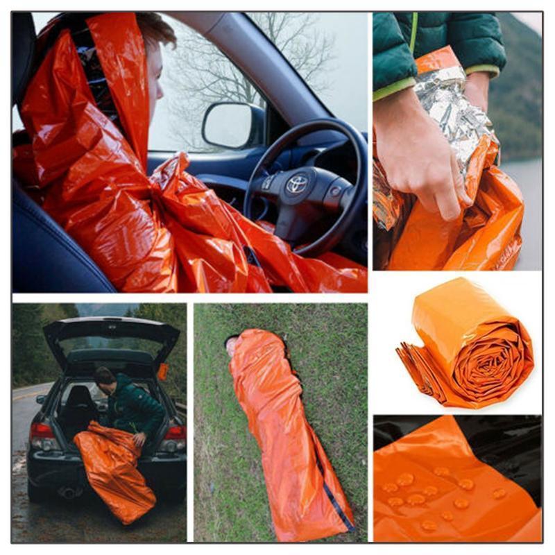 Sac de couchage thermique d'urgence pour le camping