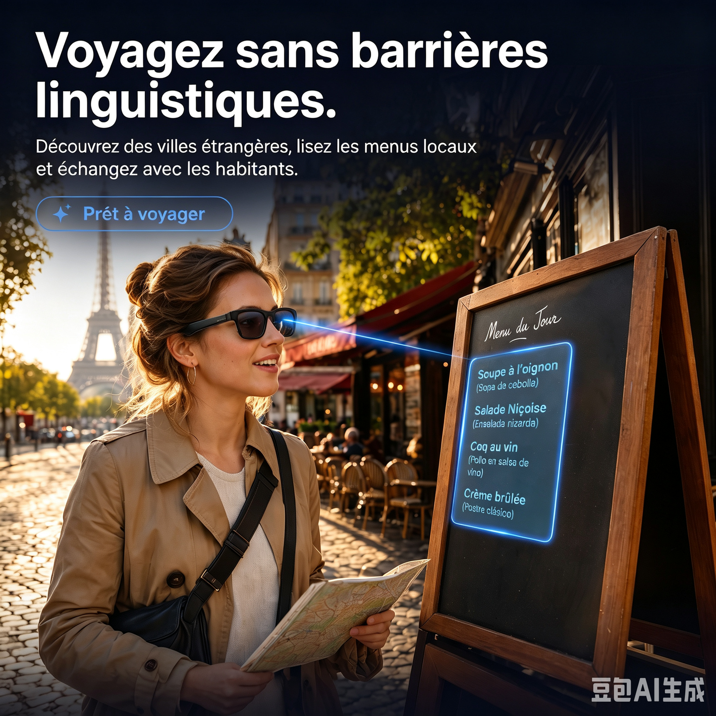 🥳 2026 : Disponible dès maintenant ! 🥳💞 Plus de 50 000 unités vendues ! 👓✨ 50 % de réduction ! Lunettes intelligentes IA : votre assistant personnel IA pour vos voyages et votre quotidien ! 🗣️🌍