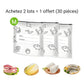 🥢Sac de Conservation en Aluminium Reutilisable et Fermable🌍Parfait pour Stocker et Protéger Vos Aliments!🌿