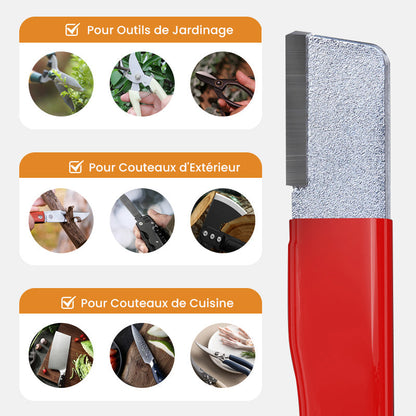 🔪🏆 PROMO FLASH -50% ! Aiguiseur de Couteaux Portable – Ultra-Compact Léger, Affûtage Rapide Précis, Idéal Camping Randonnée Voyage Cuisine · 2 Coloris · Achetez-en 1 = 1 Gratuit ✨