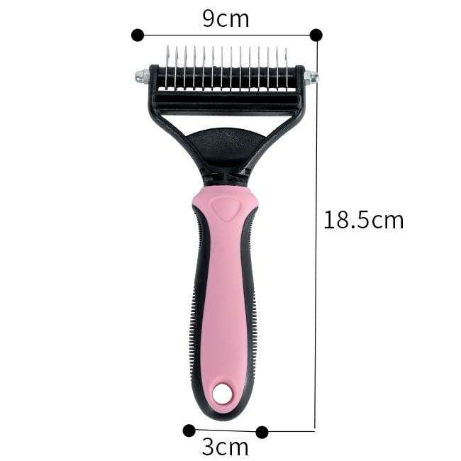 🐾 PROMO LIMITÉE 50% DE RÉDUCTION ! ✨ Brosse Démêlante pour Chats et Chiens – Professionnel, Double Face ✨