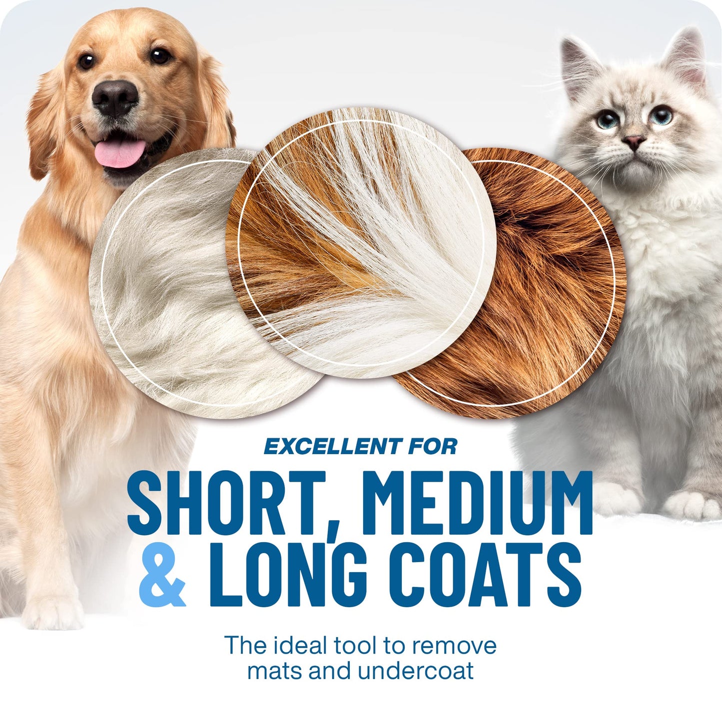 🐾 PROMO LIMITÉE 50% DE RÉDUCTION ! ✨ Brosse Démêlante pour Chats et Chiens – Professionnel, Double Face ✨