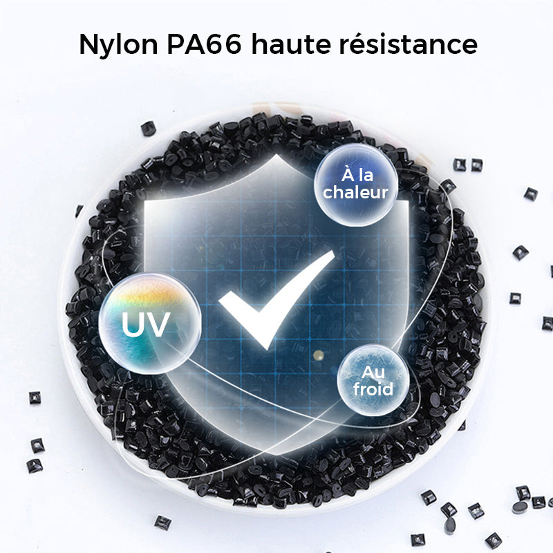 🧷 50% DE RÉDUCTION ! ✨ Boucle de Cravate Câble Universelle - Fixation Solide et Discrète pour Câbles de Bureau/Maison, Lot de 5 📏📦