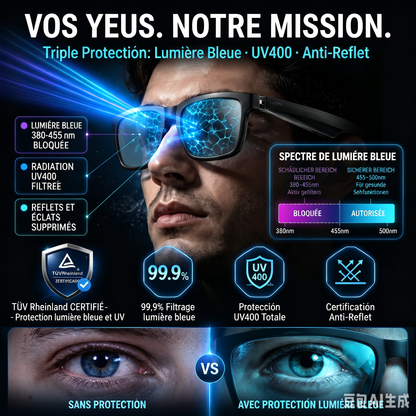 🥳 2026 : Disponible dès maintenant ! 🥳💞 Plus de 50 000 unités vendues ! 👓✨ 50 % de réduction ! Lunettes intelligentes IA : votre assistant personnel IA pour vos voyages et votre quotidien ! 🗣️🌍