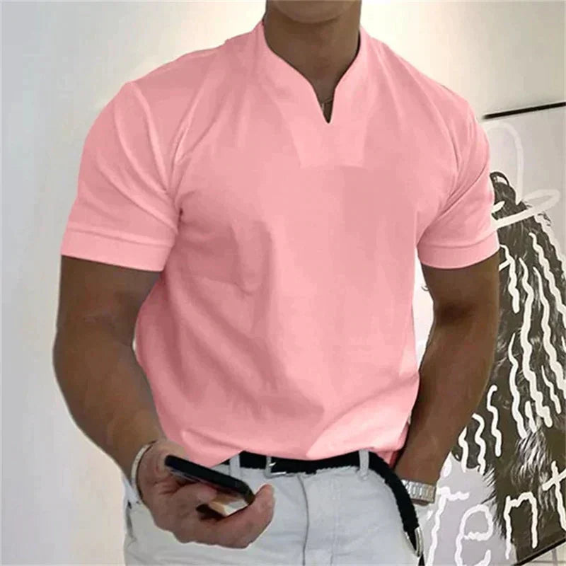 👕 59% de Réduction! ⚡ Chemise de Sport à Manches Courtes pour Hommes – Respirante, Légère & Confort Optimal 🏃