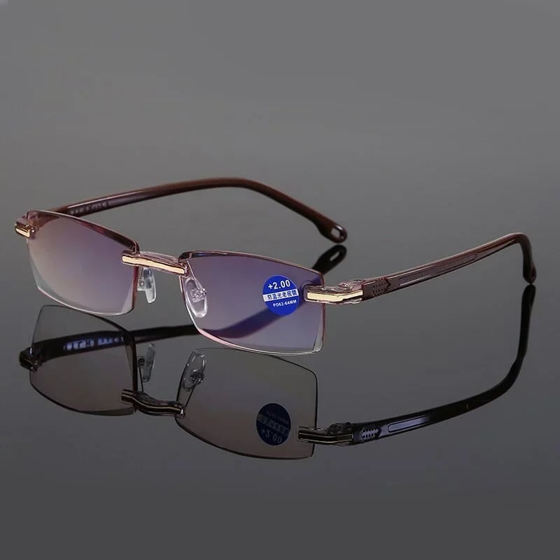 🔥Nouvelles lunettes de lecture à double usage avec filtre anti-lumière bleue en saphir haute dureté✨