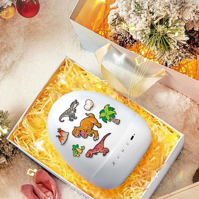 🔥 50 % de réduction dès aujourd’hui ! 🦕🦕🥚 Projecteur de veilleuse « œuf de dinosaure » avec musique — doté d’une minuterie et d’une rotation à 360° — pour remplir la chambre d’enfant de magie ! ✨