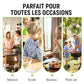 🥢Sac de Conservation en Aluminium Reutilisable et Fermable🌍Parfait pour Stocker et Protéger Vos Aliments!🌿