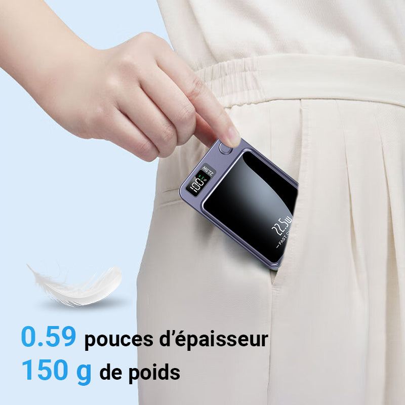 Batterie Externe Ultra-Fine 22,5 W à Charge Rapide 20000 mAh