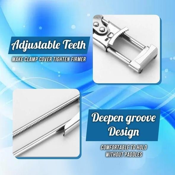 🥫🛠️ PROMO FLASH : 50% DE RÉDUCTION ! Ouvre-Boîte Multifonction Réglable en Acier Inoxydable – Mâchoire Crantée & Levier Ergonomique, Couvercles jusqu'à 10 cm for une Ouverture Sans Effort ✨