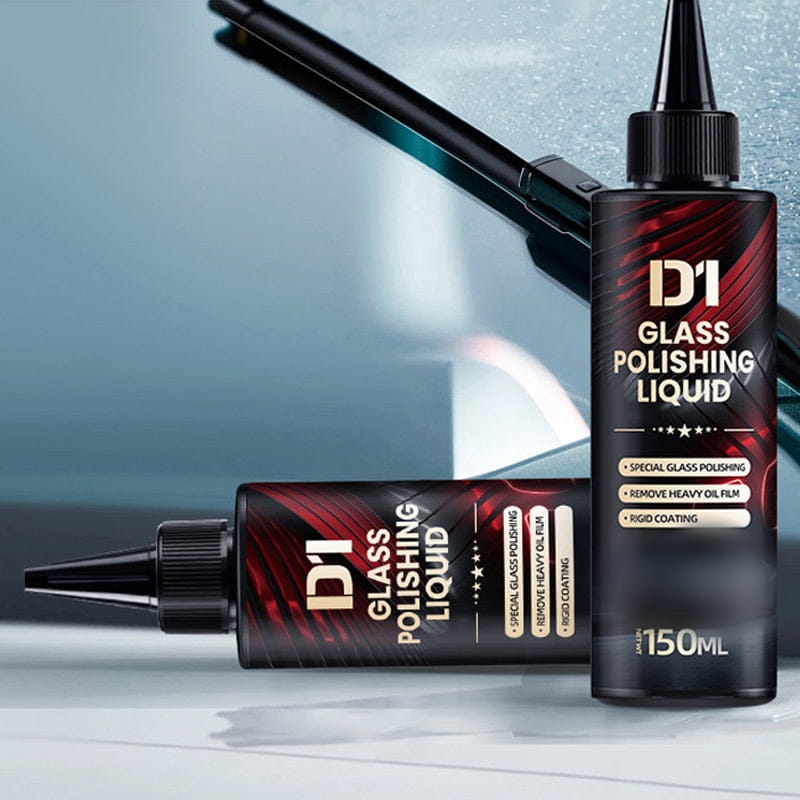 🔥Liquide de polissage pour vitres automobiles – Effacez les marques de façon permanente, économisez sur les coûts de remplacement !