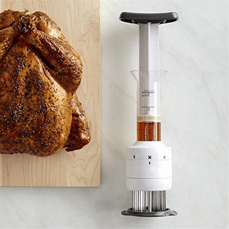 🍗🥩🍖Attendrisseur et injecteur de sauce 2 en 1🎁