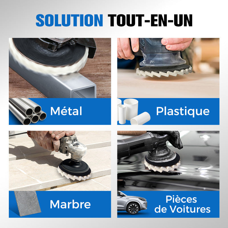 🎁Achetez 4 Obtenez 6 Gratuit ✨Disque de Polissage à Lamelles en Feutre de Laine