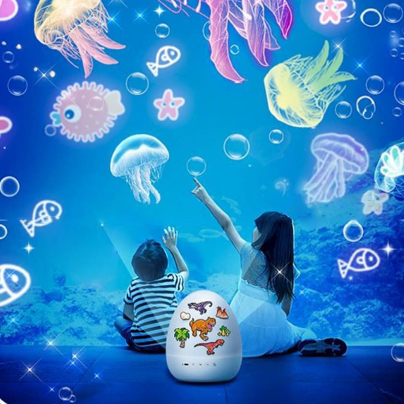🔥 50 % de réduction dès aujourd’hui ! 🦕🦕🥚 Projecteur de veilleuse « œuf de dinosaure » avec musique — doté d’une minuterie et d’une rotation à 360° — pour remplir la chambre d’enfant de magie ! ✨
