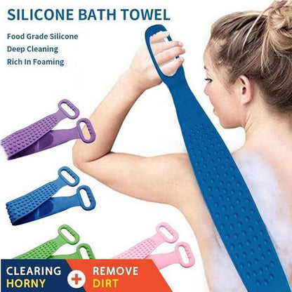 🚿 50% DE RÉDUCTION! 💆‍♀️ Brosse de douche en silicone ultra-douce – Nettoyage profond, massage apaisant & doux pour la peau – Parfaite pour une routine bien-être quotidienne ✨