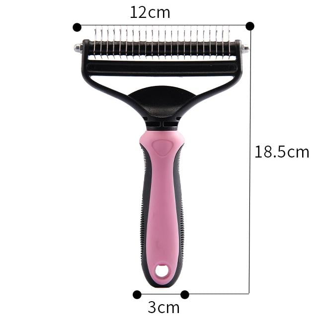 🐾 PROMO LIMITÉE 50% DE RÉDUCTION ! ✨ Brosse Démêlante pour Chats et Chiens – Professionnel, Double Face ✨