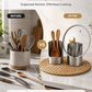 🔥50 % DE RÉDUCTION🍳 Organisateur d'ustensiles de cuisine multifonctionnel | Acier inoxydable robuste pour une durabilité accrue · Design vertical compact · Facile à nettoyer et résistant aux graisses