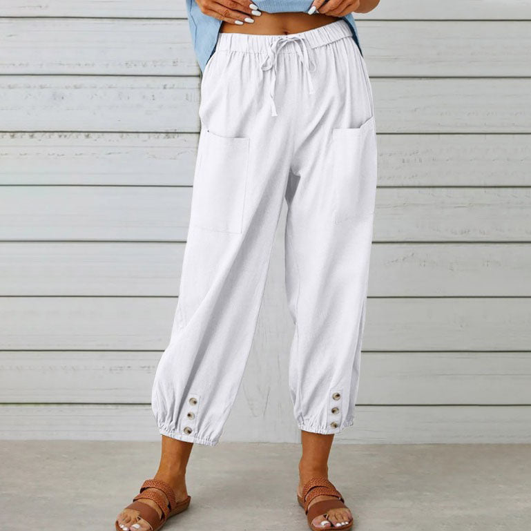 ⏰50% de réduction pour une durée limitée🔥Pantalon ample droit à jambe large pour femmes