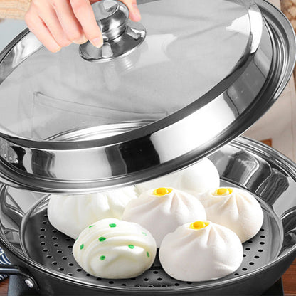 Insert vapeur polyvalent en acier inoxydable pour casserole