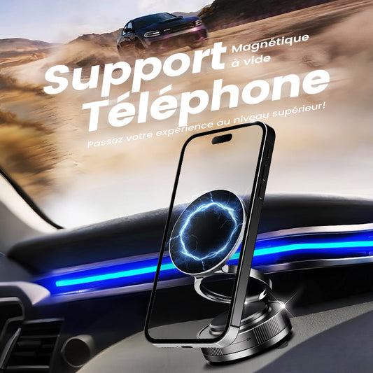 🔥Achetez plus économisez plus 🔄Support Téléphone Magnétique sous Vide Réglable à 360°📱🚗