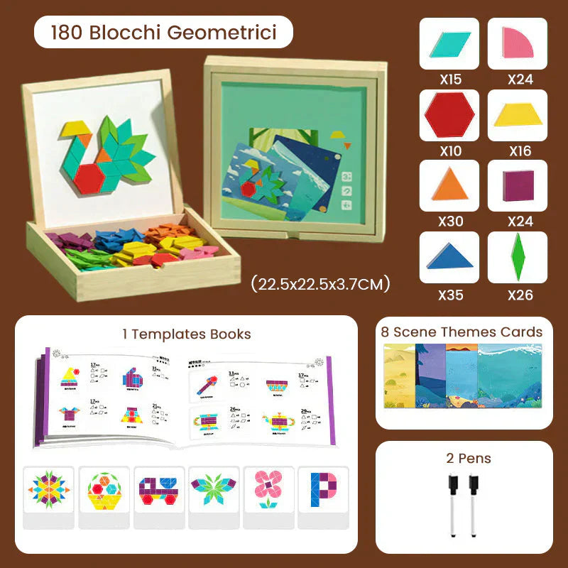 🧩50% DE RÉDUCTION! ✨ PUZZLE MAGNÉTIQUE BOIS - 120 Pièces aux Couleurs Vives, Jeu Éducatif pour Développer la Créativité des Enfants 🎨👧