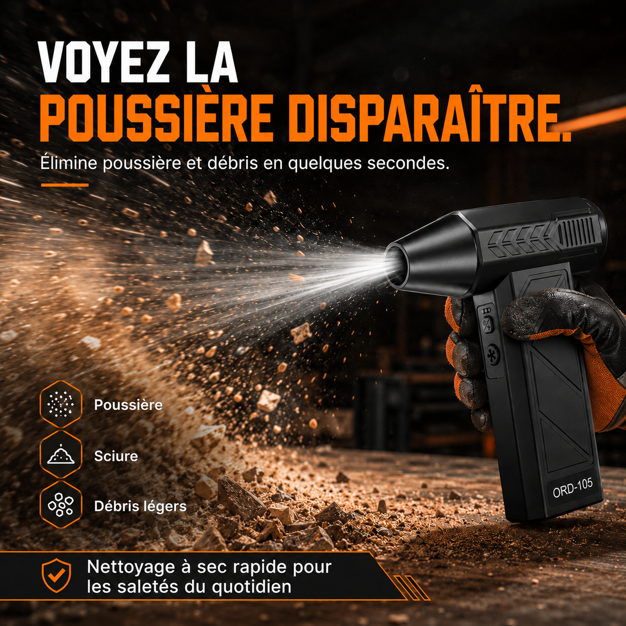 ⚡ Souffleur d'air Turbo sans fil – 50 % DE RÉDUCTION, offre à durée limitée ! 🏷️