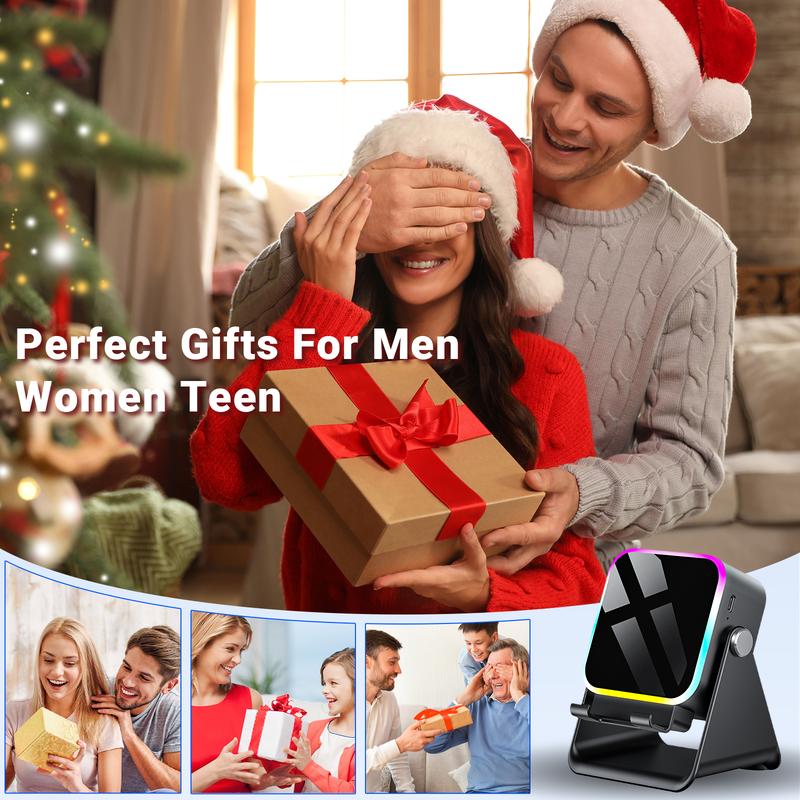 💎 50 % DE RÉDUCTION SUR LE SUPPORT D'ENCEINTE SANS FIL 5-EN-1 ! 💎 Audio par induction, support pour téléphone et éclairage d'ambiance