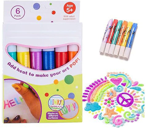 🎨✨ PROMO FLASH : 50% DE RÉDUCTION ! Stylos Magiques Popcorn 3D – Encre Thermique Gonflante, 6 Couleurs Vives, DIY Créatif pour Dessins en Relief Spectaculaires ✨