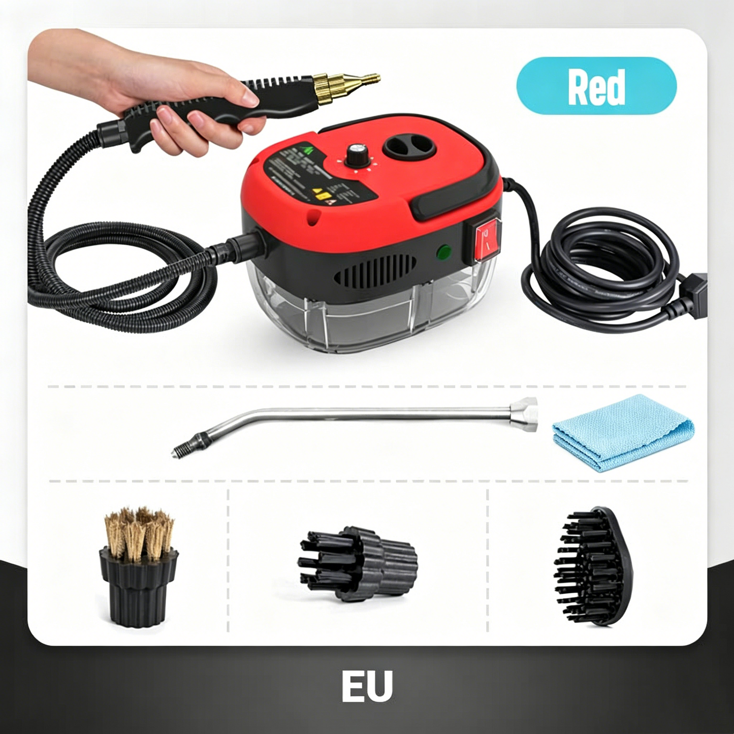 📢📢50 % DE RÉDUCTION !! ⏰2500W Nettoyeur à Vapeur à Haute Température Pressurisée Portatif✨
