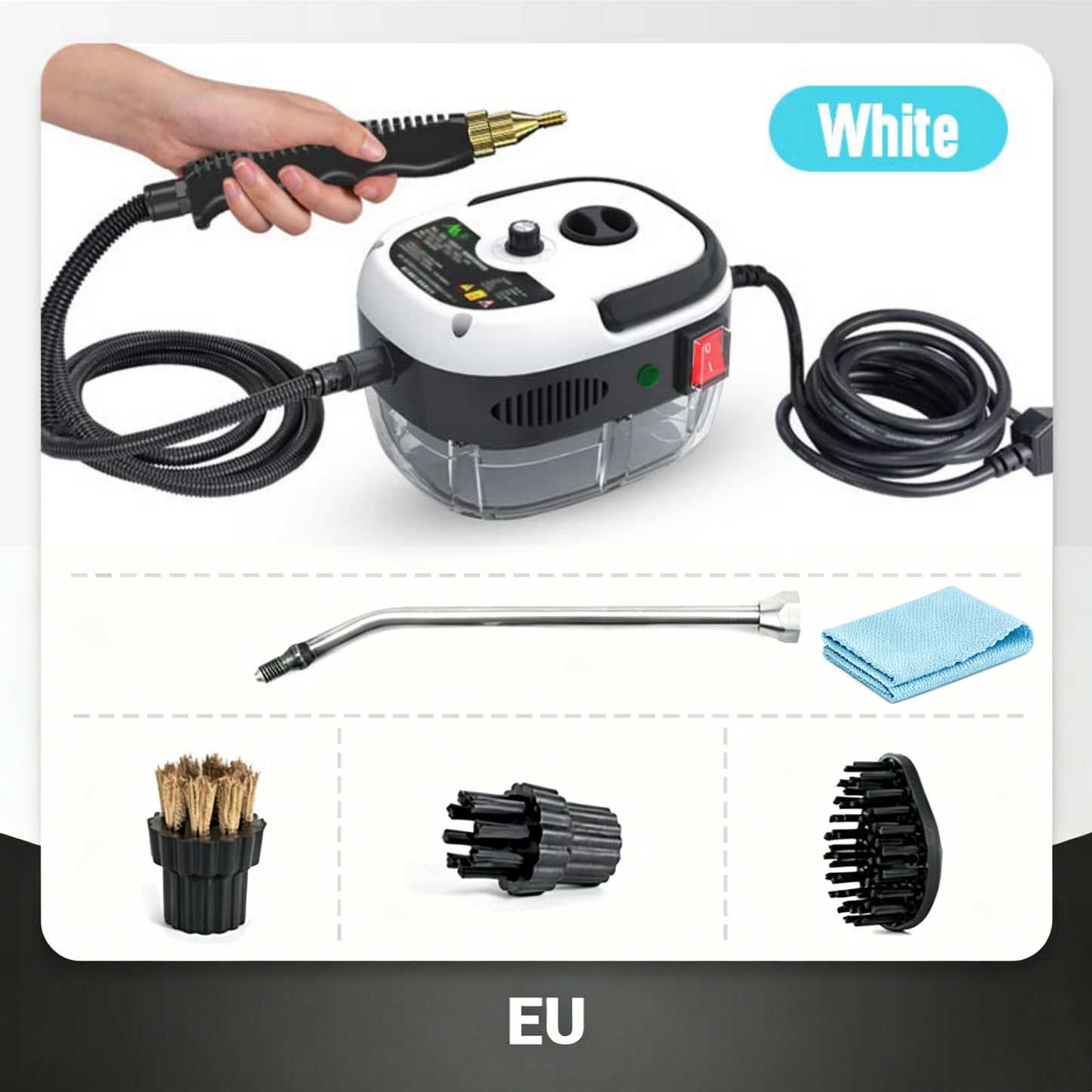 📢📢50 % DE RÉDUCTION !! ⏰2500W Nettoyeur à Vapeur à Haute Température Pressurisée Portatif✨