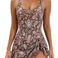 Dernière chance : 50 % de réduction ! Maillot de bain une pièce pour femme avec effet ventre plat et fermeture à boutons.