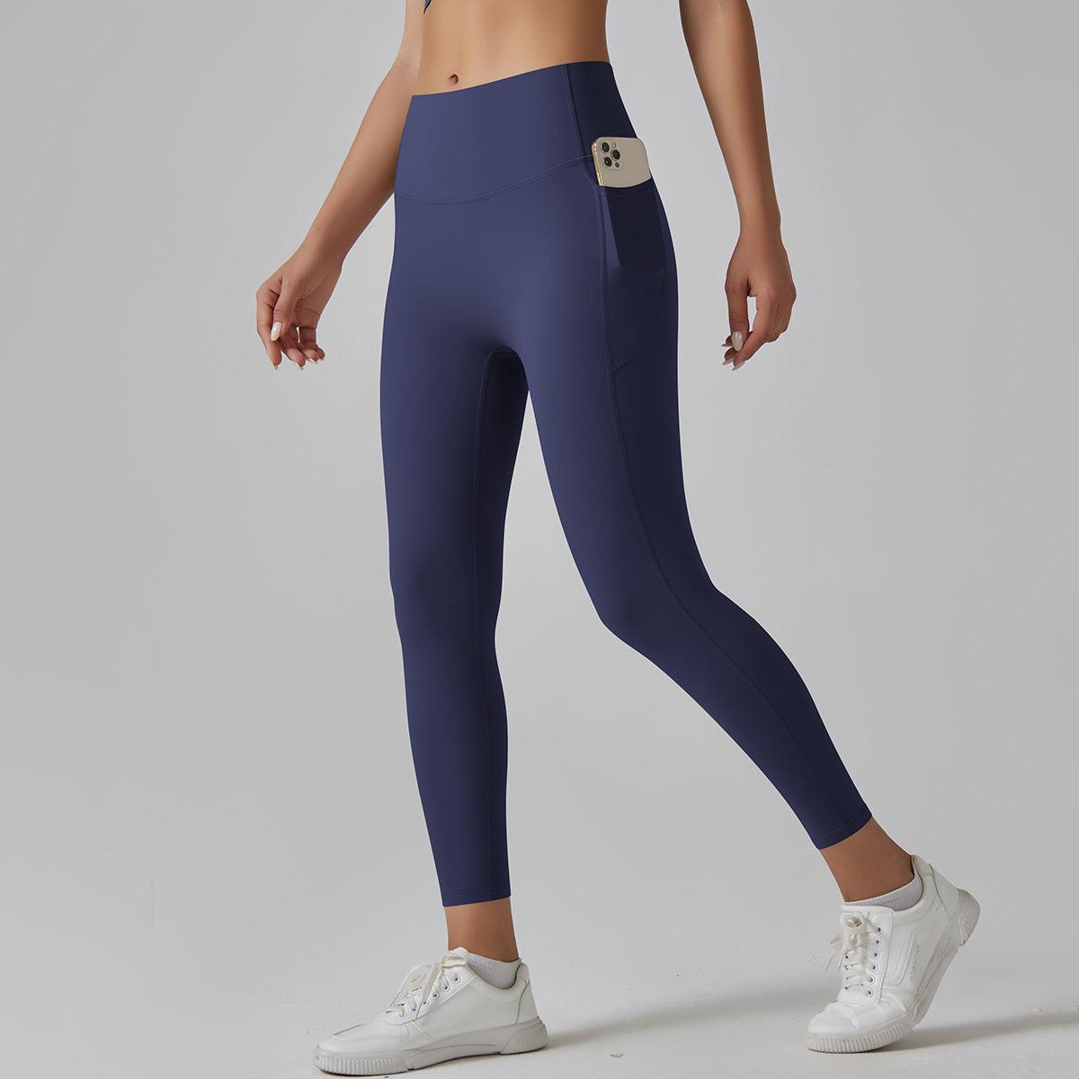 Legging Push-Up Taille Haute avec Poches Latérales