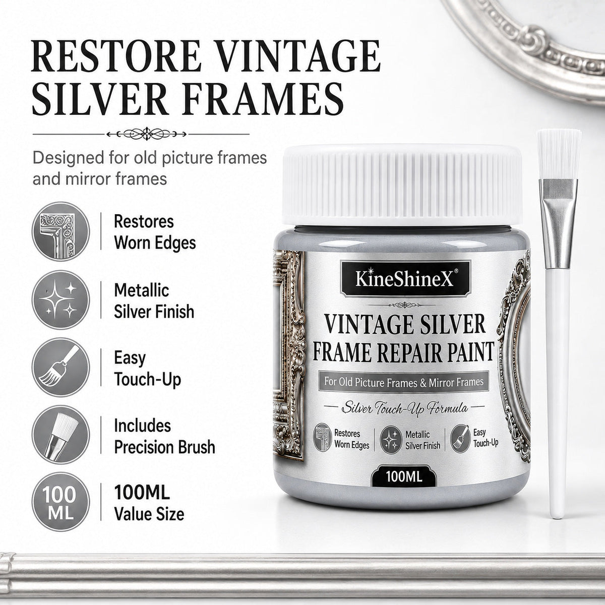 Redonnez instantanément un éclat doré à vos objets ! Pâte de réparation et de retouche « Metallic Gold »