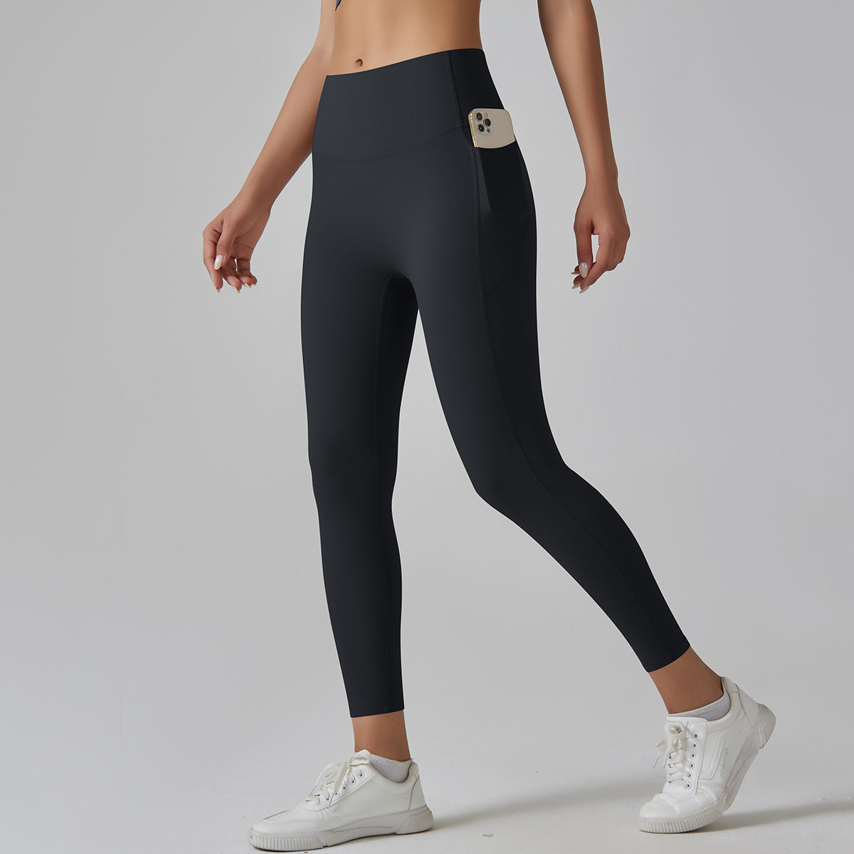 Legging Push-Up Taille Haute avec Poches Latérales