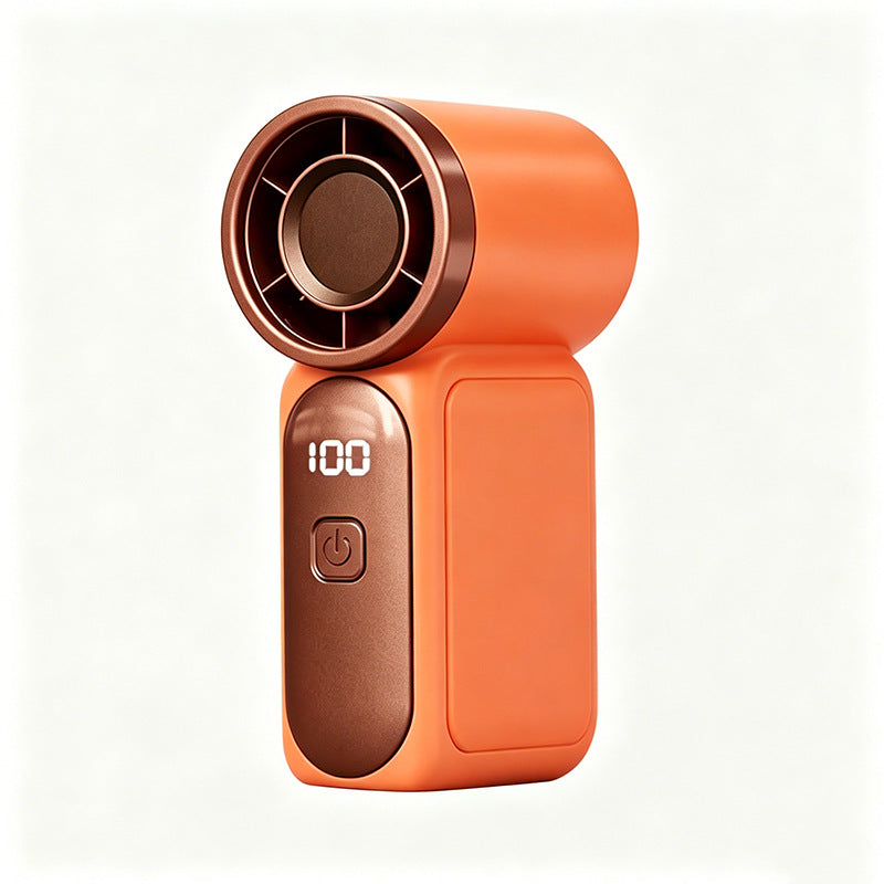 🌀💨 PROMO FLASH 50% ! Mini Ventilateur Portable Turbo LED 6 Vitesses – 3000mAh, USB-C, 107g, Affichage, Parfait pour Voyage, Maquillage & Quotidien ✨