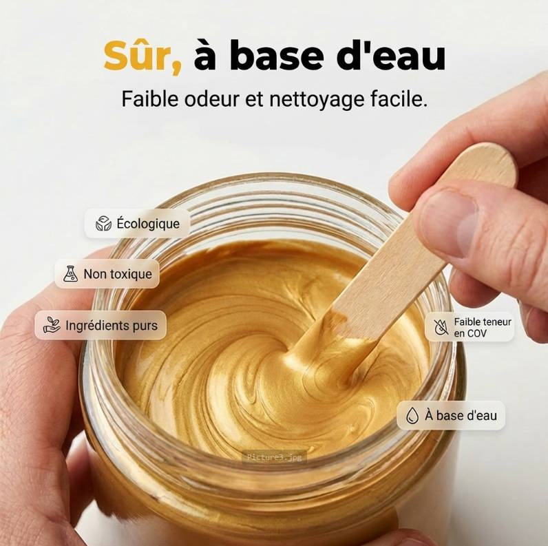 Peinture Métallisée Brillante à Base d'Eau